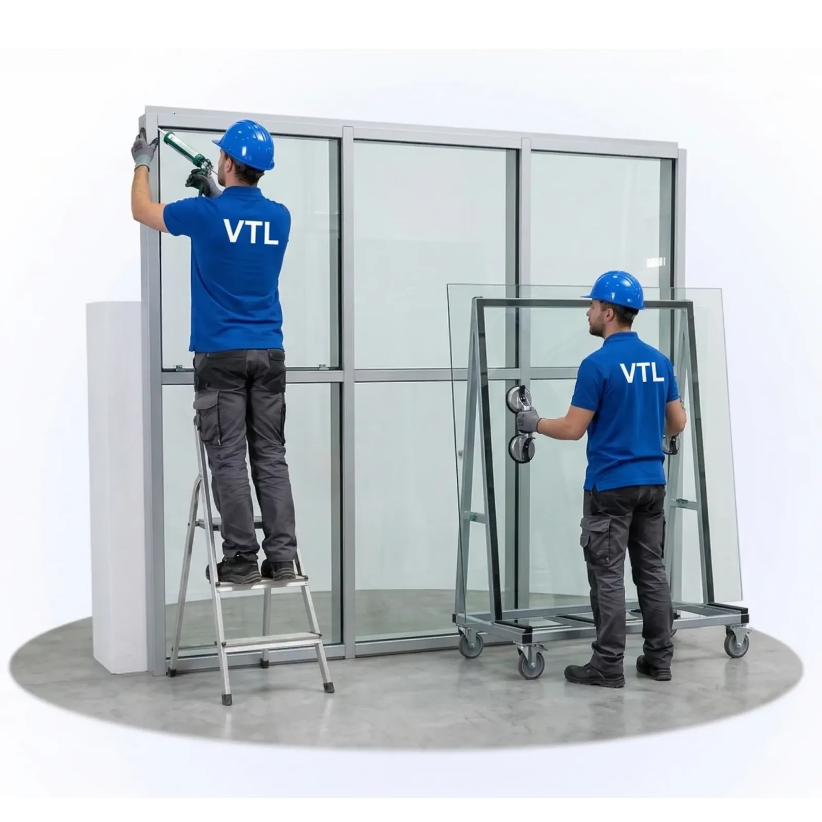 Installation de vitrage à Colombes